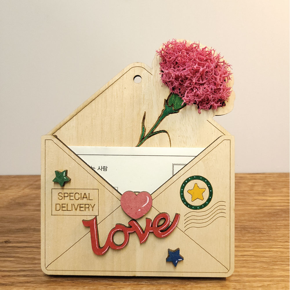 핑크 카네이션편지 만들기 키트